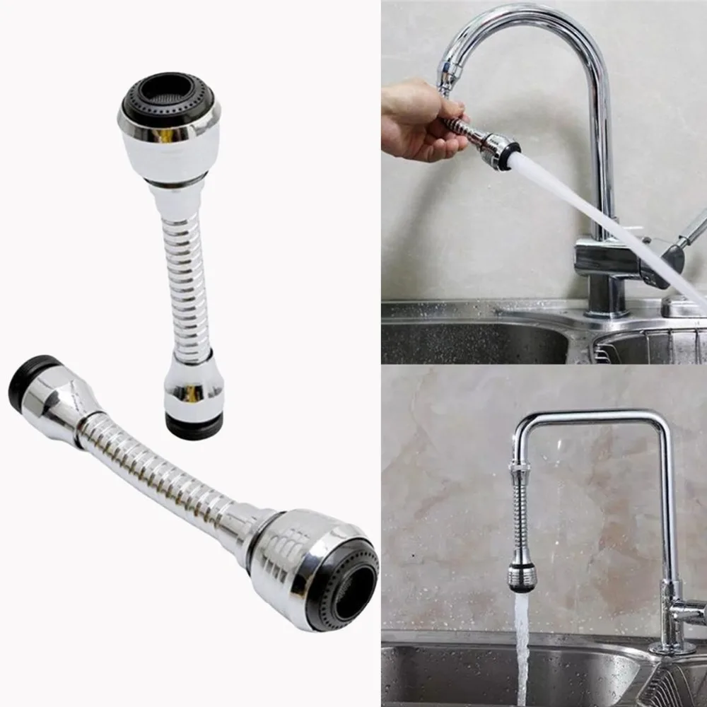 

16cm 360 Degree Rotatable Water Saving Faucet Tap Sprayer Aerator Water Diffuser Faucet Nozzle Filter Bubbler Swivel Flexible