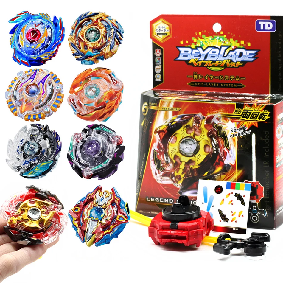 

7 Style Beyblade Burs Beyblade Metal Funsion 4D Fighting Gyro Spinning Top with Launcher Original Box B86 B96 B73 B74 B75 B79