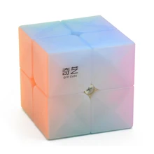 Qiyi Mofangge Qidi S желе цвет 2x2x2 волшебный куб головоломка кубики детские развивающие игрушки Рождественский подарок