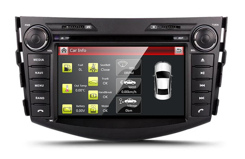 7 &quotавтомобильный dvd плеер с GPS BT/TV USB SD AUX аудио Радио стерео автомобильный
