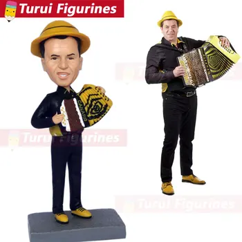 

Custom Suit Bobbleheads from Photo man play the accordion custom dolls india NHL Custom Bobbleheads clay figures sculpture gifts