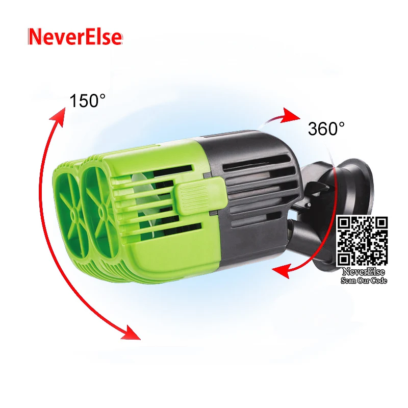 Волновой насос для аквариума, насос для серфинга, одиночный двухголовый насос для аквариума, 360 держи Регулируемое направление морской воды пресной воды