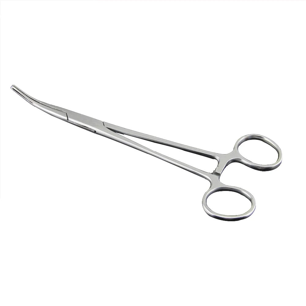 

TOPIND 2 Pcs Fly Fishing Pliers Stainless Steel Straight Hook Remover Hemostat Forceps Mosquito Hemostat Tool