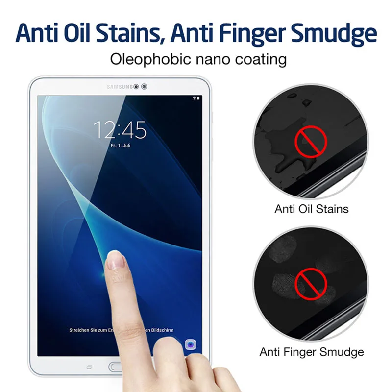 9H Премиум Закаленное стекло для SM-T580 протектор экрана для samsung Galaxy Tab A T550 T555 T580 T585 Защитная стеклянная пленка