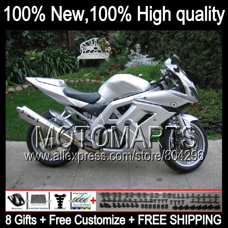 Body ! For SUZUKI ALL Silver SV650 S 2008 2009 2010 2011 2012 2013