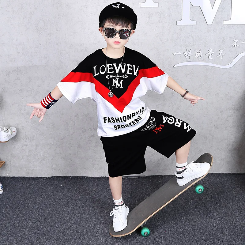 

Boys Clothes Sport Suit Casual Boys Clothing Sets Toddler Boy Summer Clothes 2019 Short Children Tracksuit Clothing Sets