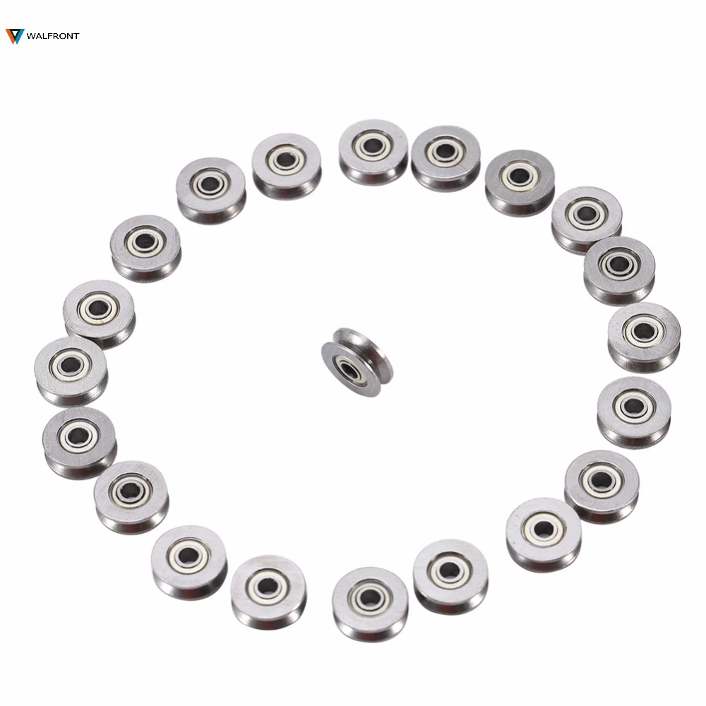 20pcs V623ZZ V Groove Ball Bearings Sealed Guide Wire Track Wheels