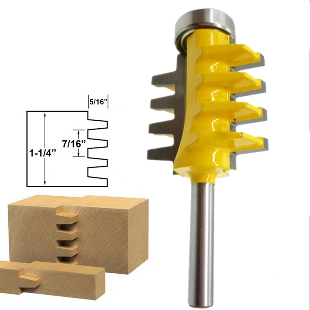 1/4" Shank Router Cutter Bit Trim Chisel Carbide Tipped Routing Cutters