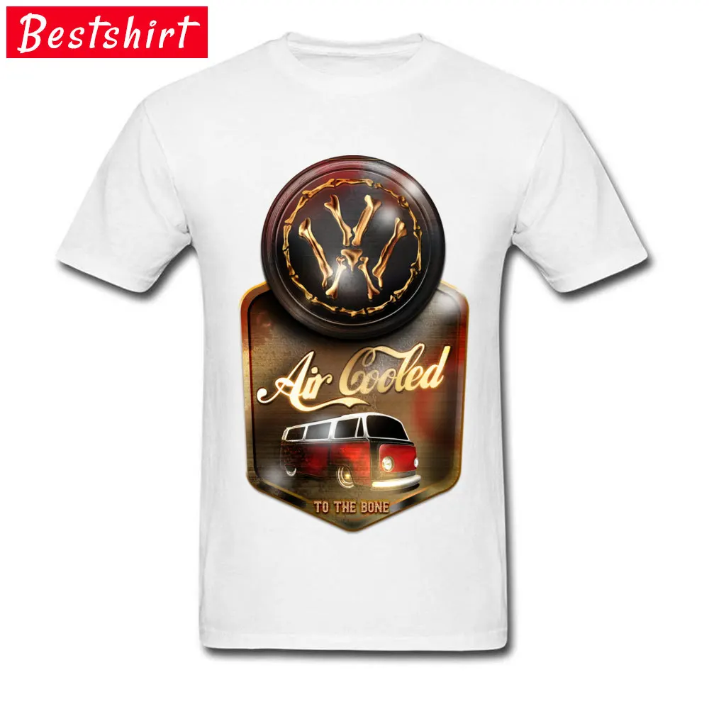 Air Cooled to the Bone Europe NEW YEAR DAY Pure Cotton O Neck Youth Tops & Tees T Shirts 2018 Newest Short Sleeve T-shirts Air Cooled to the Bone white