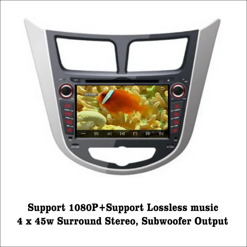 Discount Android 5.1 9inch For Hyundai Accent / Solaris / Verna  Car Radio GPS Audio Video Multimedia Player WiIFi DVR SWC Navigation 4
