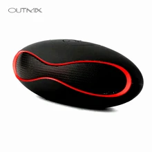 OUTMIX Мини Bluetooth динамик портативный беспроводной динамик звуковая система 3D стерео музыка объемный TF USB Super Bass для телефона ПК