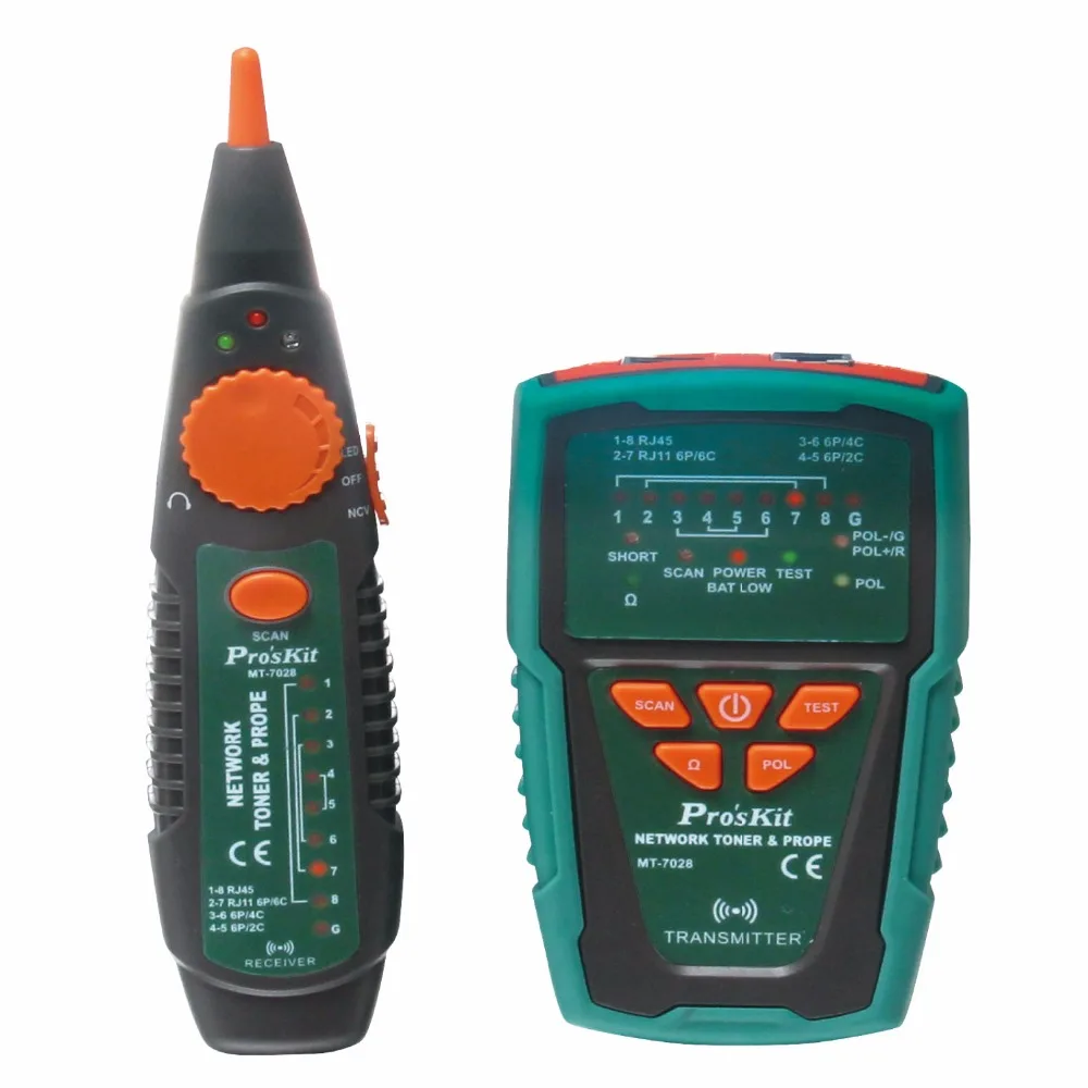 Pro'sKit MT 7028 Network Toner Probe Kit Audio Network Check Line