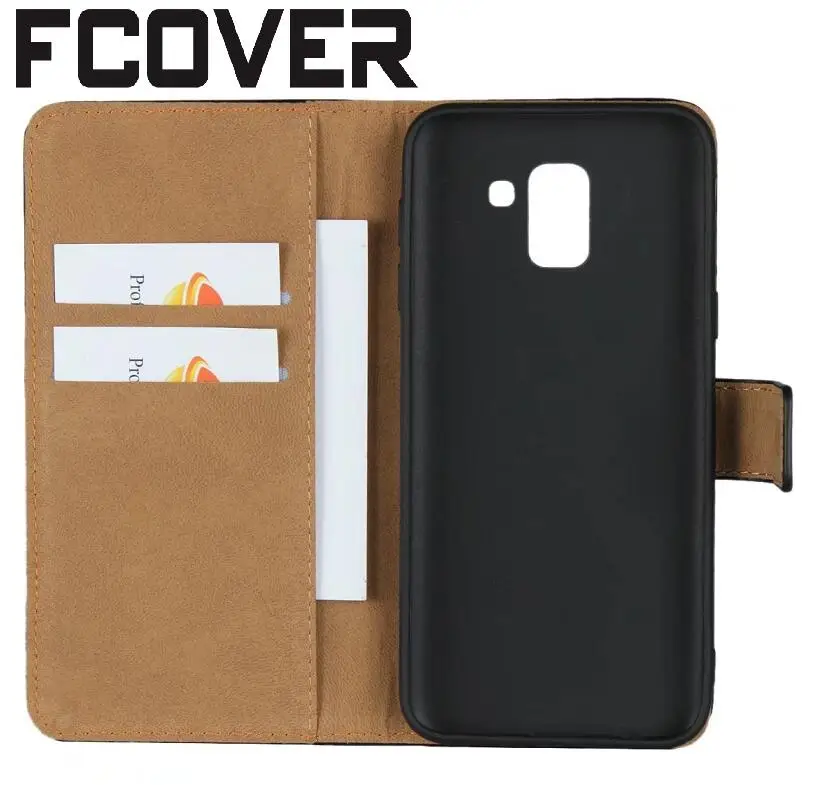 For Samsung Galaxy J4 & Galaxy J6 & Galaxy J8 Flip Case Book Shell Card