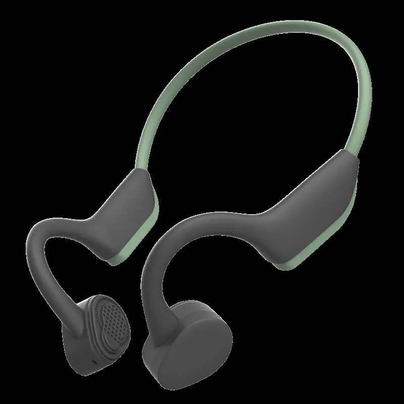 24 часов J20 Bluetooth 5,0 Гарнитура костной проводимости Беспроводной спортивные наушники hands free Спорт наушник для смартфона - Цвет: Зеленый