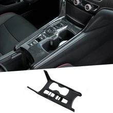 Per 10th Honda Accord 2017 2018 Hybrid In Fibra di Carbonio di Stile Interno Del Cambio Scatola di Supporto del Pannello di Copertura