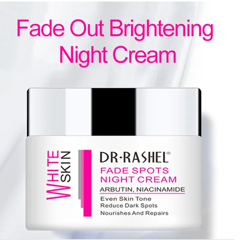 

DRRASHEL Fade Spots Night Cream Arbutin Whitening Creams Anti Wrinkle Nourish Repairing Face Skin 50g