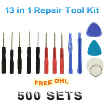 

X 500 SETS 13 In 1 Mobile Cell Phone Opening Pry Screwdrivers Repair Tool Kit Disassembly Tools For iPhone 4 5S 6 For Samsung S6