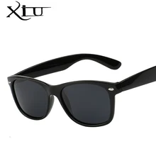 XIU мужские поляризованные солнцезащитные очки, классические мужские ретро очки с заклепками, брендовые дизайнерские солнцезащитные очки, женские ретро очки, UV400