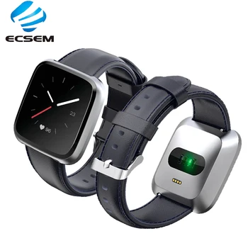 

leather wristband for fitbit versa lite watch accessories strap leather band for fitbit versa bracelet band loop adjustable belt