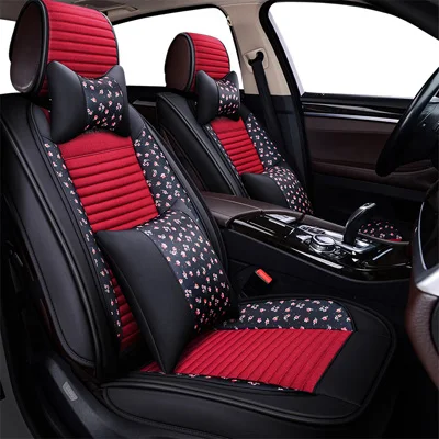 High quality linen Universal car seat cover for Honda CRV 2011 2007