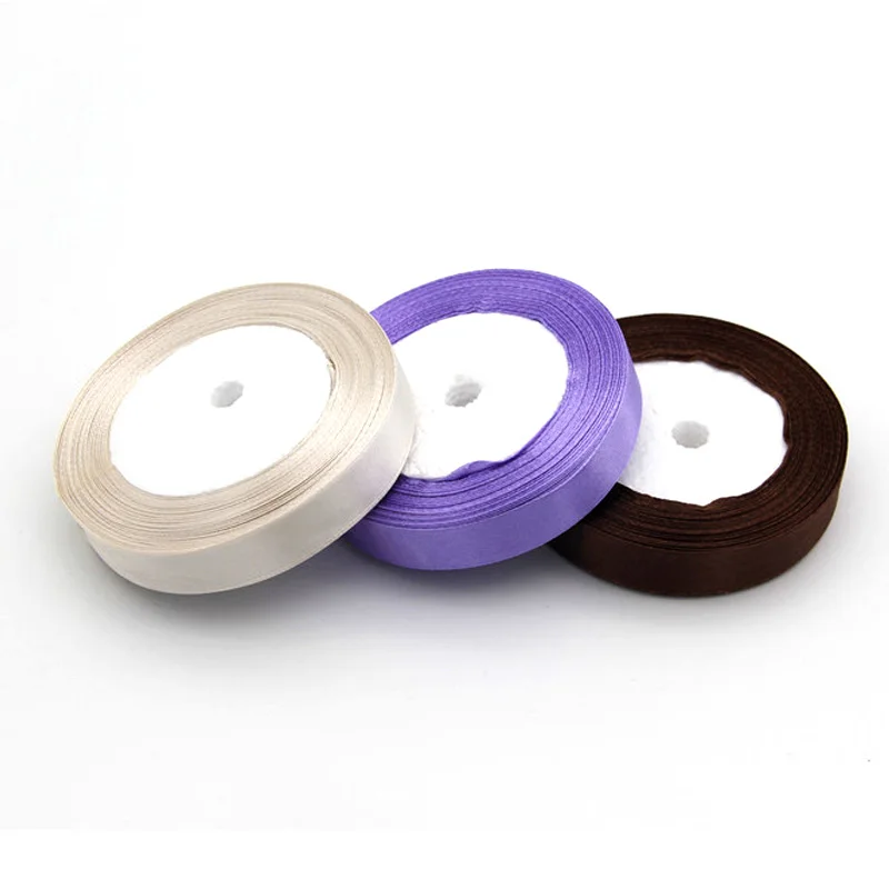 25 ярдов/рулон лента для упаковки подарков 16 мм|25 yard|silk satin ribbonsatin ribbon |