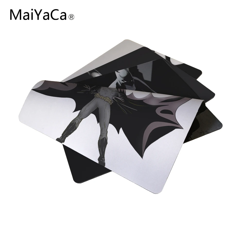 

MaiYaCa Batman With His Black New Size Mouse Pad Non-Skid Rubber Pad 18*22cm and 25*29cm Mouse Mats