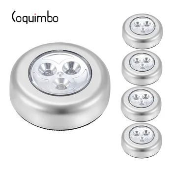 

Coquimbo Touch Sensor Battery Operated Night Light For Kitchen Cabinet Hallway Bedroom Drawer Light With 3M