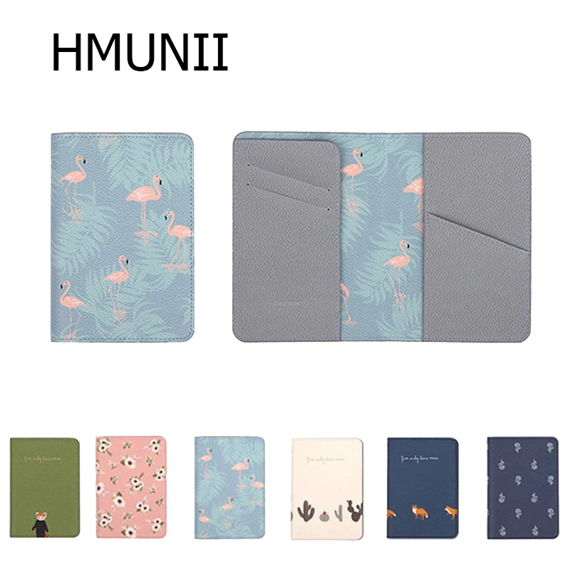 Чехол для паспорта от бренда HMUNII милый маленький держатель с изображением
