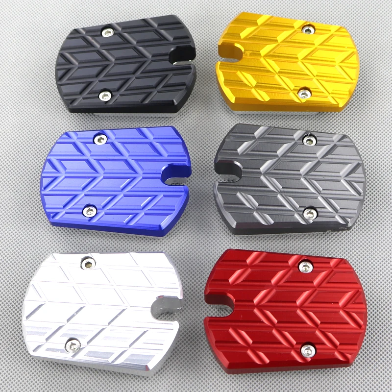 

Alloy Motorcycle Accessories CNC Flat Foot Extension Side Stand Kick Stand Pad Plat Fit For YAMAHA XMAX 125 250 300 2017 2018