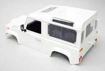 

1/10 Scale Land/Rover Defender D90 White Wrangler Jeep Hard Plastic Complete Body Kit For RC8WD