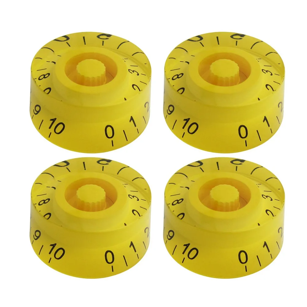 Buy 4pcs Guitar Knobs Speed Control Volume Tone