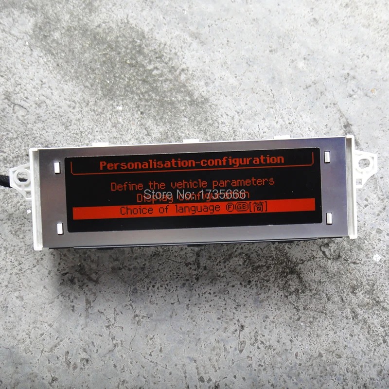 10 шт. настоящий 12 pin для Peugeot 307 407 408 citroen C4/C5 автомобильный красный экран Поддержка