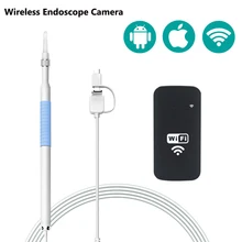 WiFi USB Ear Endoscope Wireless Digital Ear Cleaning Endoscope 1.3MP 720P HD Ear Scope Camera With 6 LED Earwax Removal For IOS