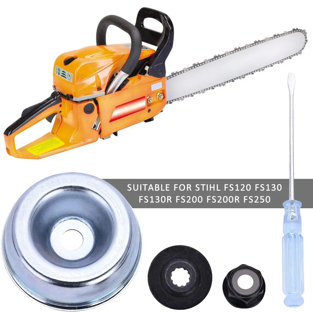 

Chain Saw Fixing Kit Blade Maintenance Kit Chain Brushcutter Parts Cover Fixing Plate Kit For STIHL FS120 FS200 FS250