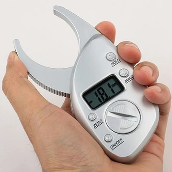 

Digital Body Fat Monitors Caliper Skin Fold Analyzer Measuring Tape LCD Meter Household Health Monitors BMI Tester Calculator