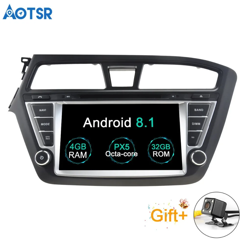 

Aotsr Android 8.1 GPS navigation Car DVD Player For Hyundai I20 2014-2017 multimedia 2 din radio recorder 4GB+32GB 2GB+16GB