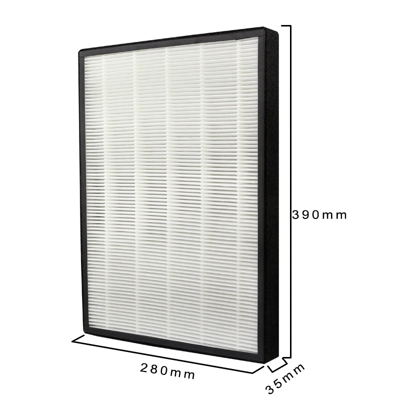 

Hepa filter of air purifier parts for 3M KJEZ200E/2066/2068 with 390*280*35mm