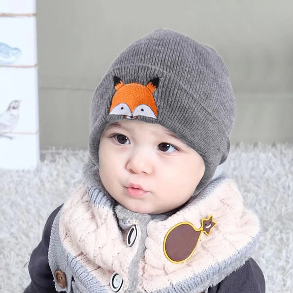 Autumn Winter Warm Baby Clothes Hat Caps Fashion Children Cap Character