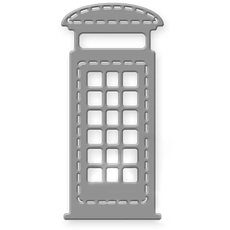 Naifumodo 1 قطعة/الوحدة المعادن قطع يموت سكرابوكينغ ل بطاقة صنع DIY النقش تخفيضات جديد الحرفية يموت الهاتف بوث