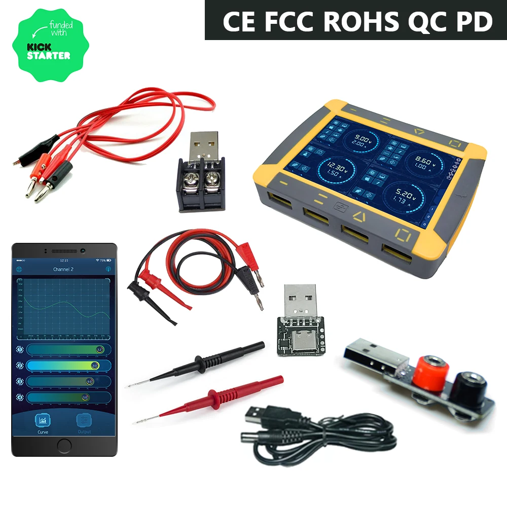 

VOLTBOT 4 Channel Adjustable High Precision DC Power Supply 12V4A Digital Stabilized Regulator AC DC Laboratory Repair Arduino