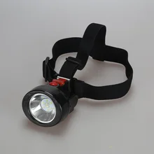 10 шт. светодиод для шахтера Кепки лампа, головная лампа 1 Вт светодиодные лампы для Охота добыча походный фонарик DHL KL2.5LM