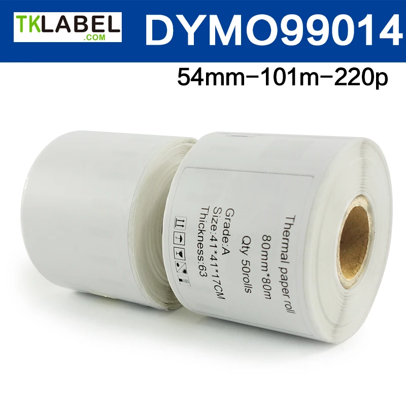 100 ROLLS OF 99014 DYMO COMPATIBLE LARGE SHIPPING LABELS THERMAL LW 450 400 