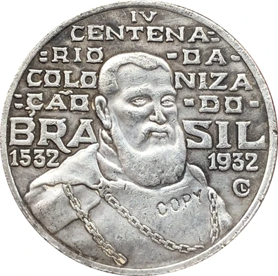1932 Brazil 2000 Reis coins COPY | Дом и сад