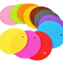 200 шт/партия Силиконовая Круглая alveolat Нескользящая термостойкая подставка для подкладок Подставка для горшка подставка для стола