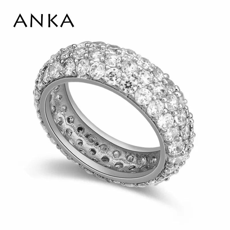 

ANKA vintage fashion jewelry top zircon rings gift for women girl with rhodium plated and gold color luxury classics rings 17418