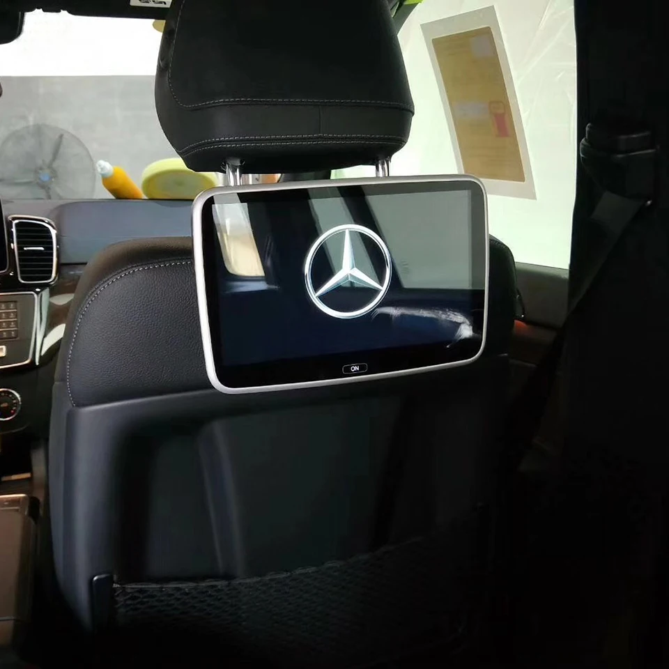 

Car LCD Monitor With USB TV Screen Android Headrest Rear Seat Entertainment System For Mercedes-Benz GLS 350D 2017