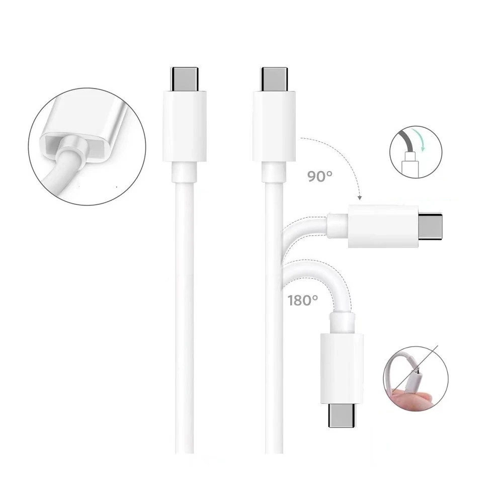 Byleen USB C к USB C type C кабель папа-папа 2.4A PD Быстрая зарядка данных зарядное устройство кабель для iPad Pro MacBook Pro samsung