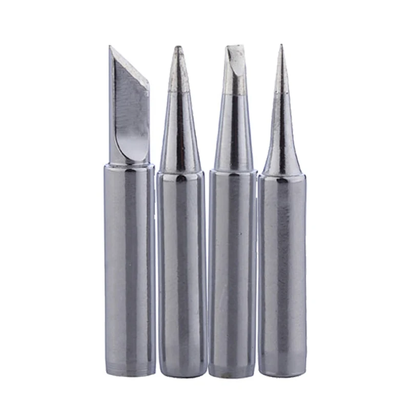 

4pcs/lot Solder Soldering Iron Tip 900M-T-B 900M-T-2.4D 900M-T-K 900M-T-I For 936 Soldering Station