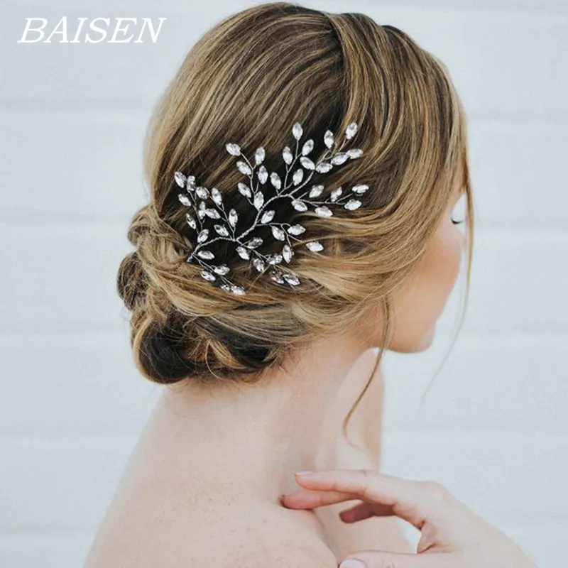 Стразы, повязка на голову для женщин, аксессуары для волос, Свадебная лента для волос, повязка на голову для волос, свадебная для невесты, диадемы, Серебряное ювелирное изделие