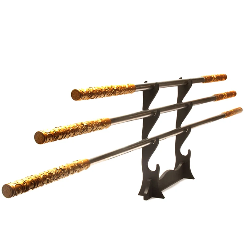 Stainless Steel Monkey King Staff Carving Dragon Golden Cudgel Sun Wukong Action Figures Tv Movie Video Games
